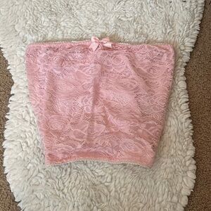 Tube top pink light weight